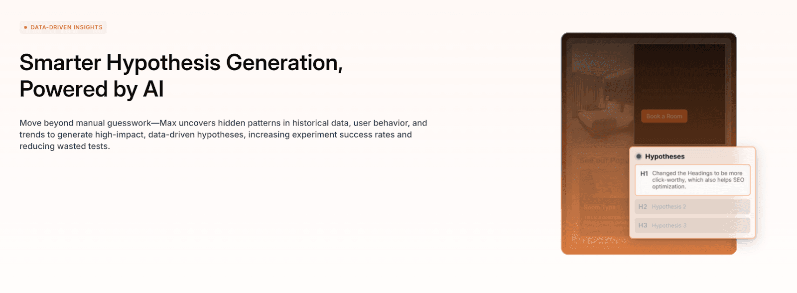 AI-powered hypothesis generation identifies patterns to improve A/B testing success.