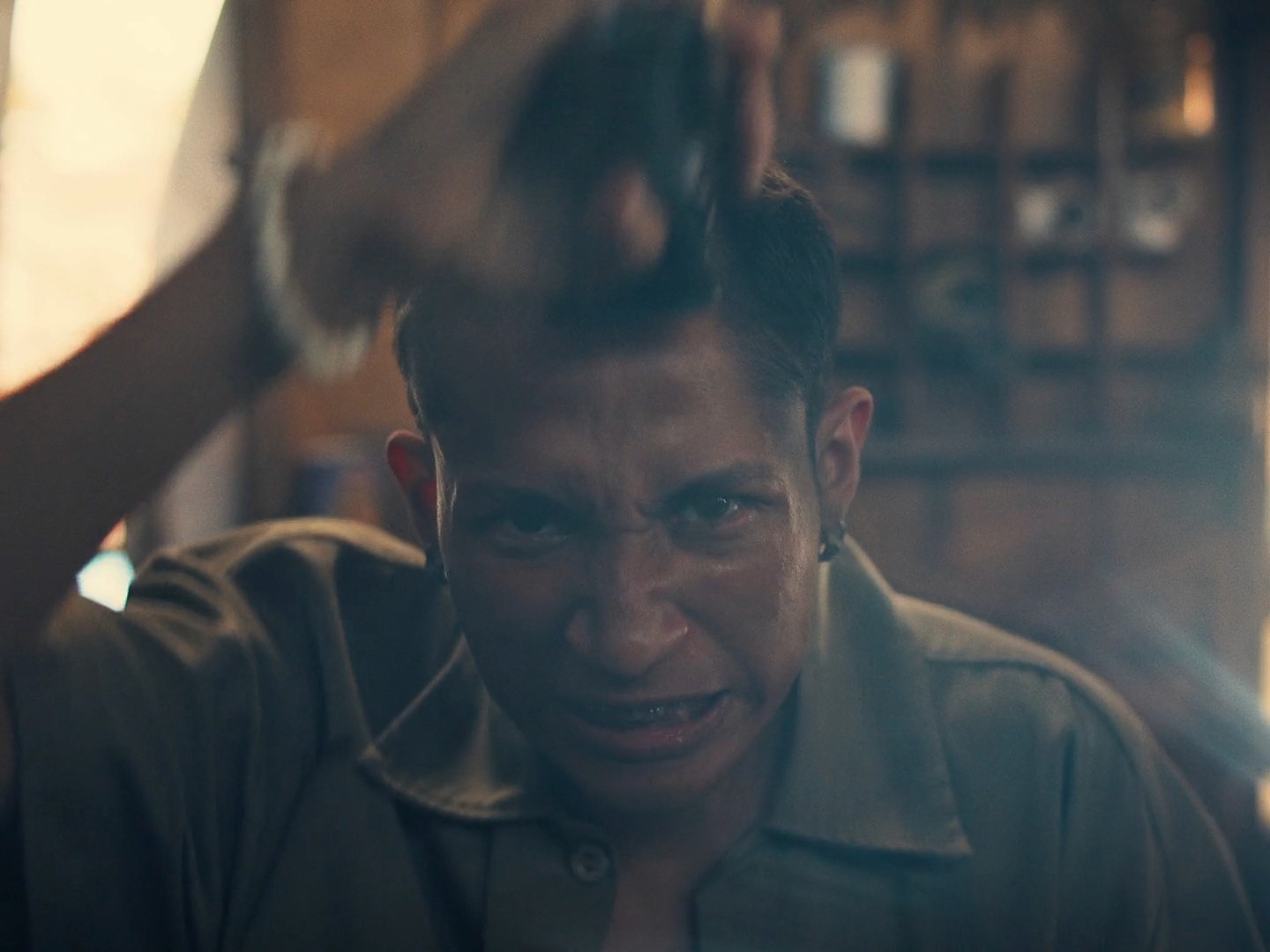 Raw, honest performance shot of Santa Fe Klan in "Perro Lobo," prioritizing emotion over technique to create a cinematic piece with deep social impact