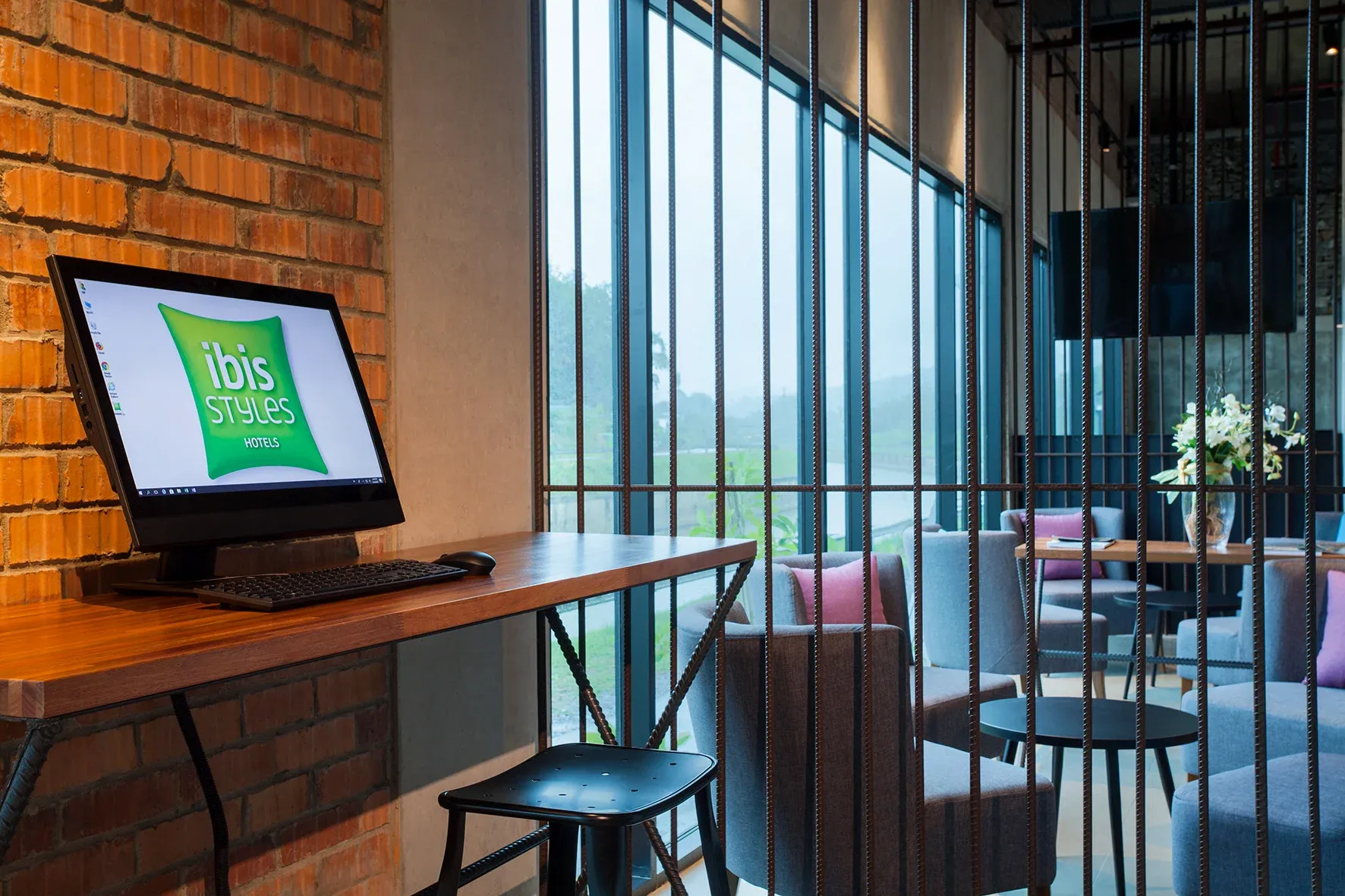 Interior view of Ibis Style Hotel project by Asima Architects