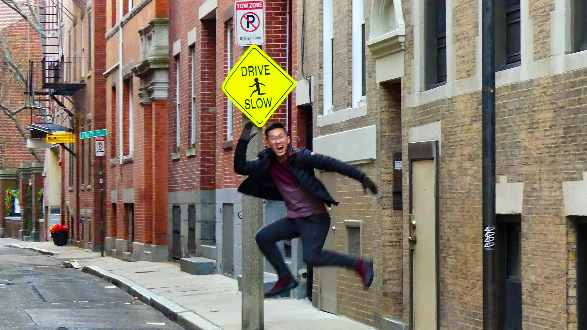 Bill Chien jumping