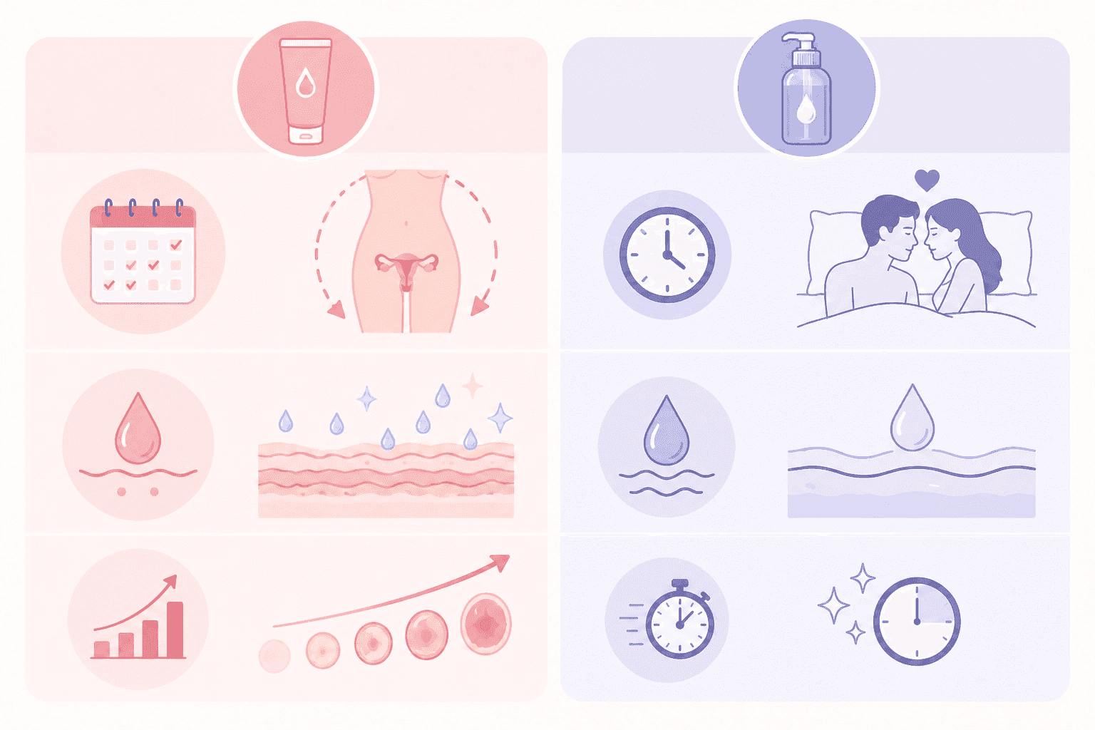 Hydratant vaginal vs lubrifiant : quelle différence ?