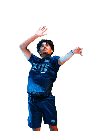 Student Performing a powerfull strike