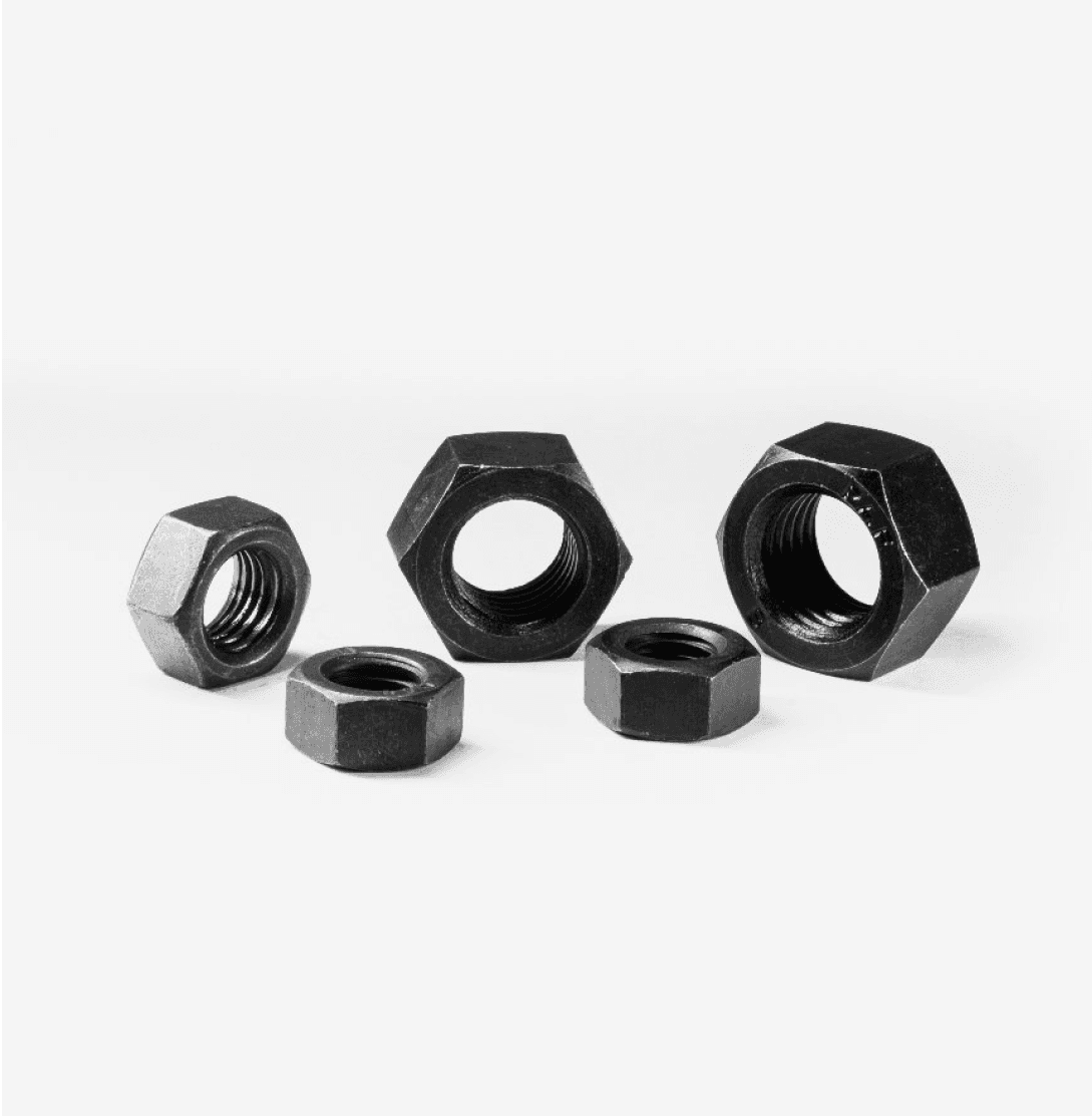 Hex nuts and flange nuts - high-strength fasteners