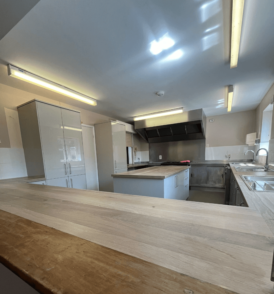 wooden fitted kitchen