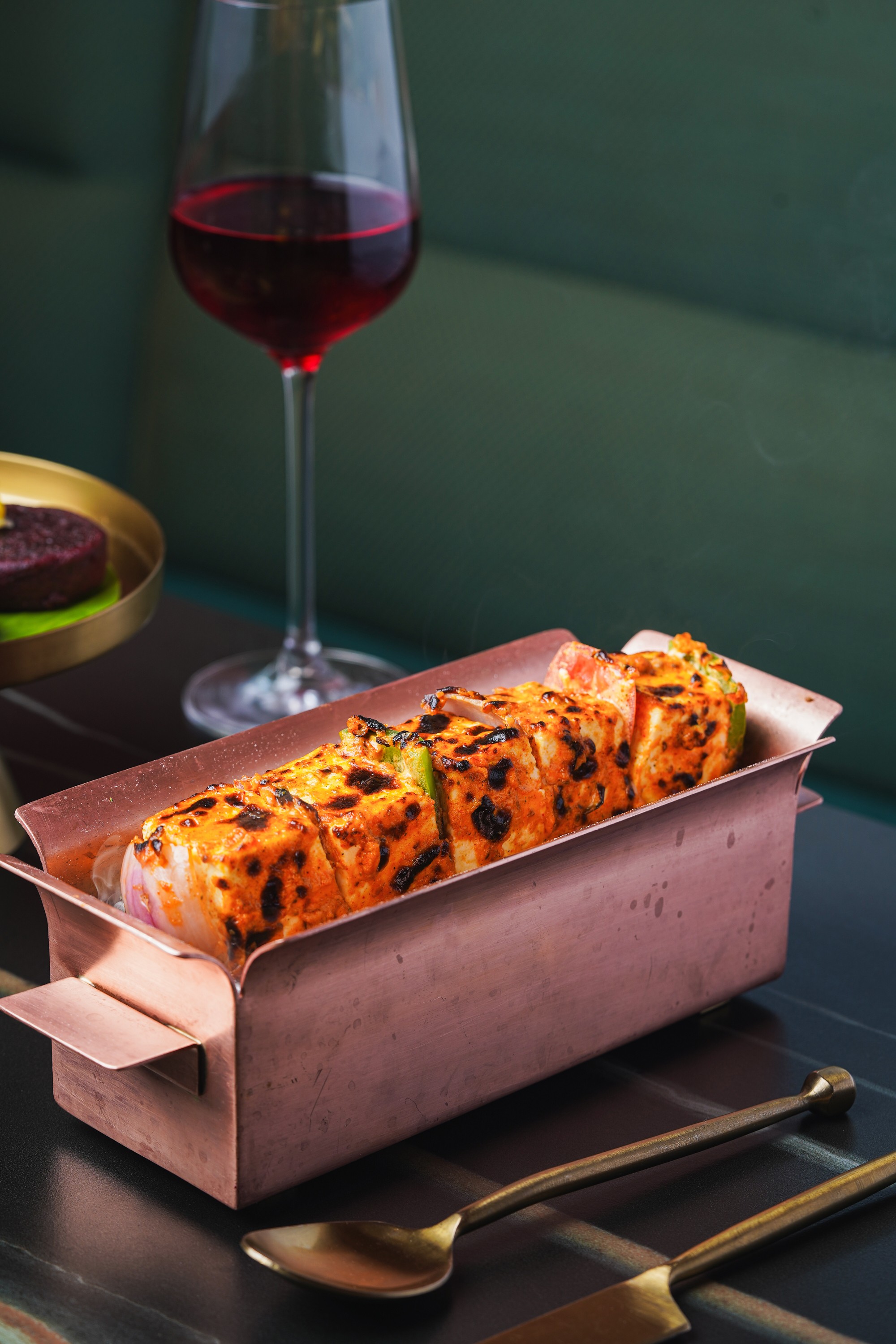 Slow-braised lamb dish