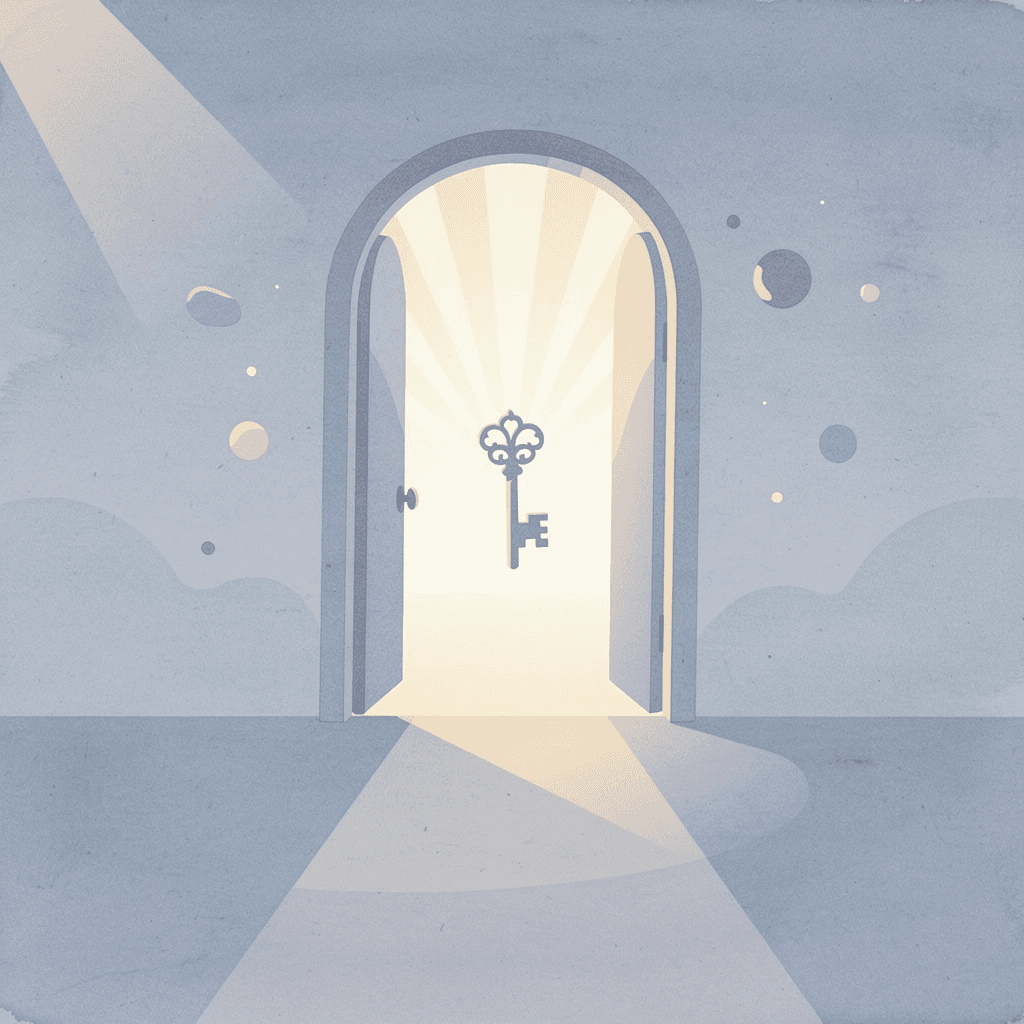 Gateway opening to reveal trading opportunities representing capital access