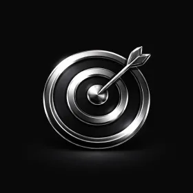 Icon illustration of stack of a target