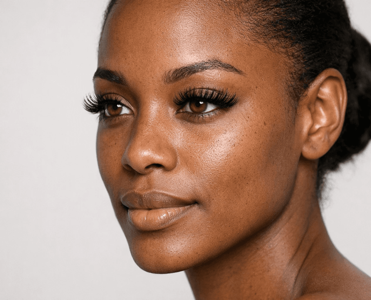 Sensoria visual showing AI glow score with skincare results.