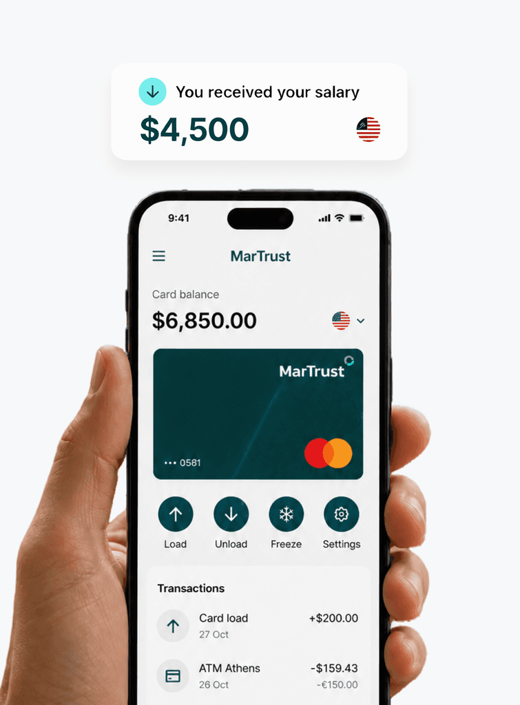 MarTrust crew account app