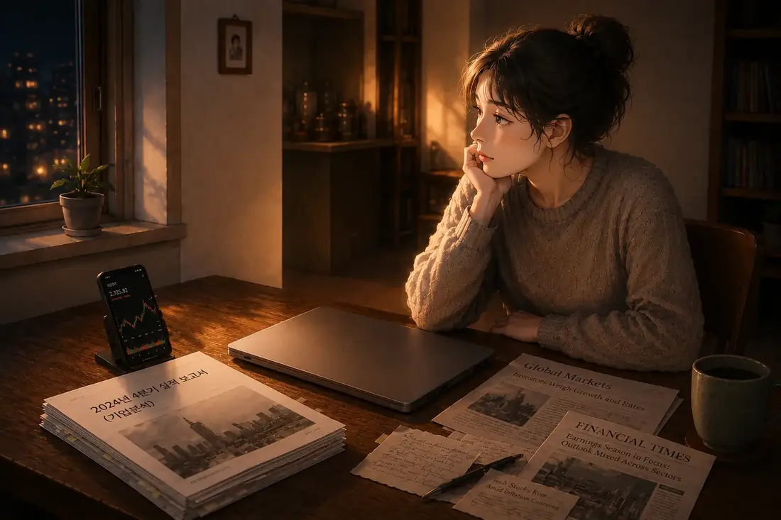 밤이 이어진 공방의 책상과 그 위에 덮인 책