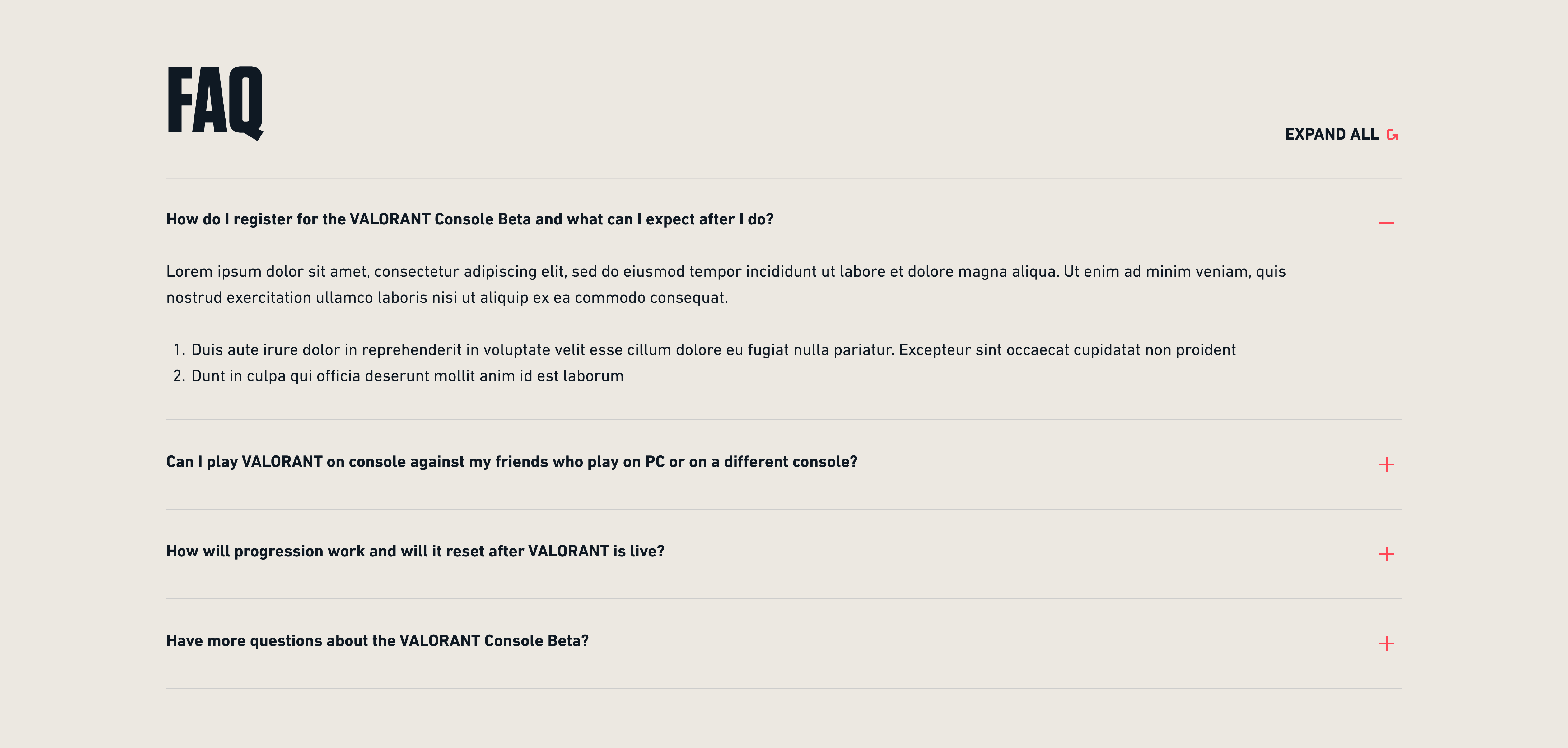 VALORANT faq card