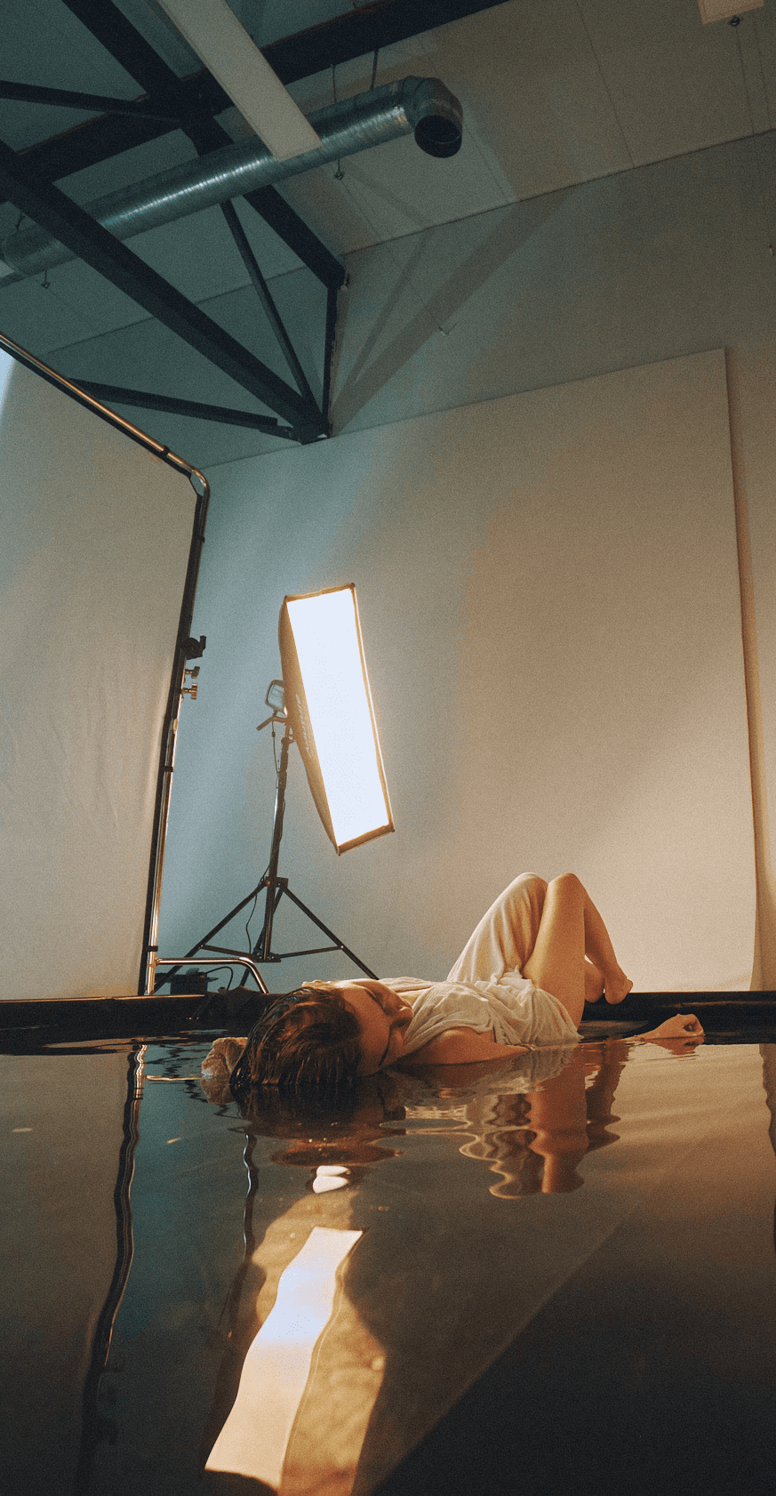 Woman Side Pose and operator
