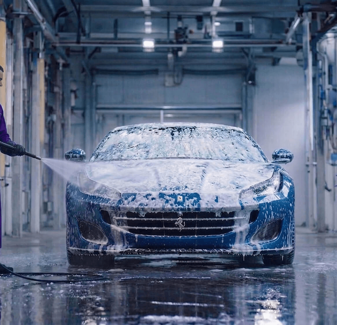 Portrait of portfolio creator – back view