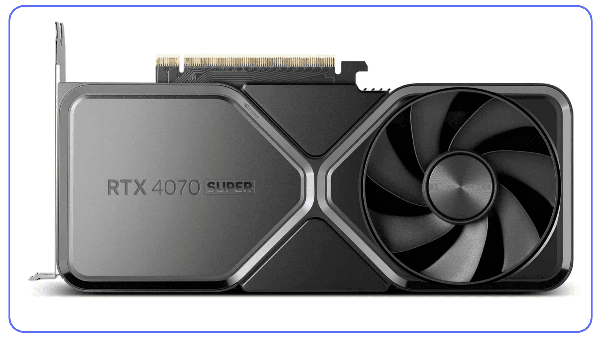 NVIDIA GeForce RTX 4070 Super graphics card for mid-range creative and After Effects workflows