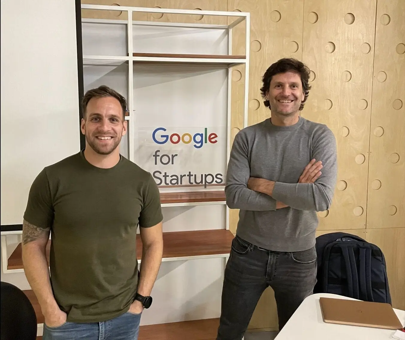 Francisco Pampuro, Leandro Antonelli y equipo