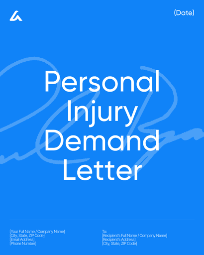 Personal Injury Demand Letter