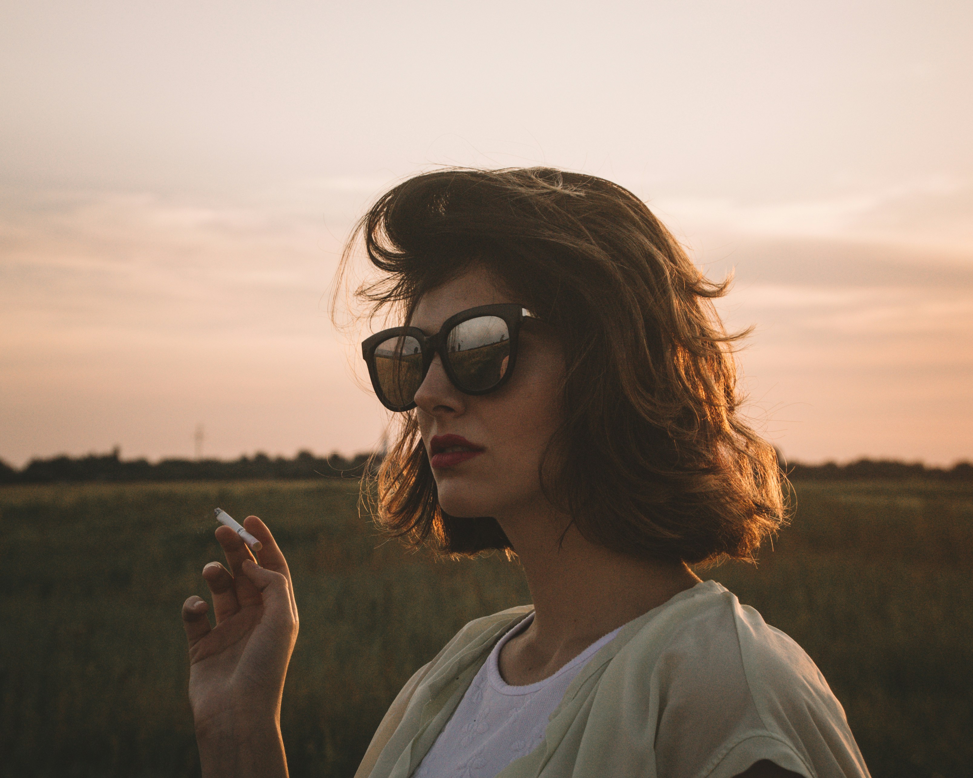 Lady Wearing Sunglasses - Fall Outfits With Boots