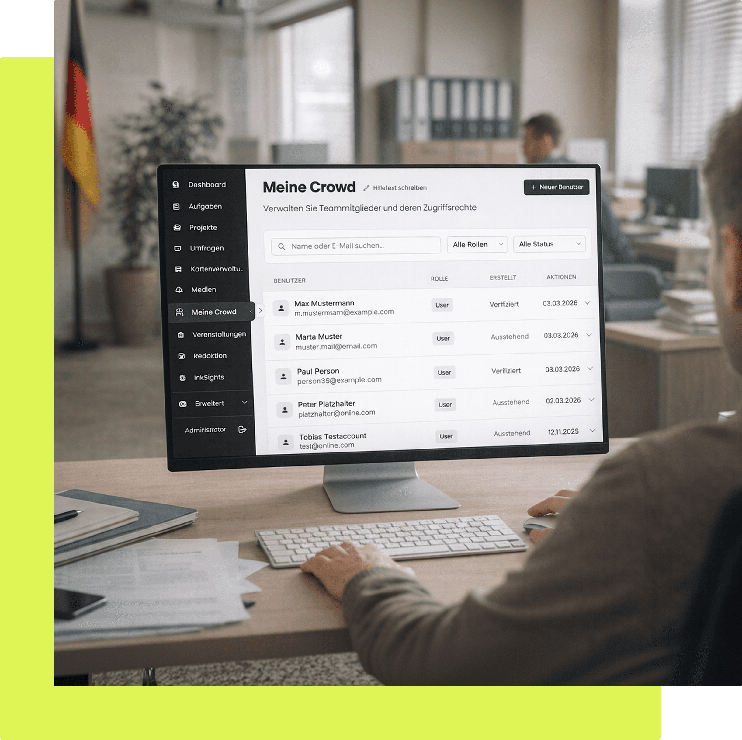Crowdinsights interface