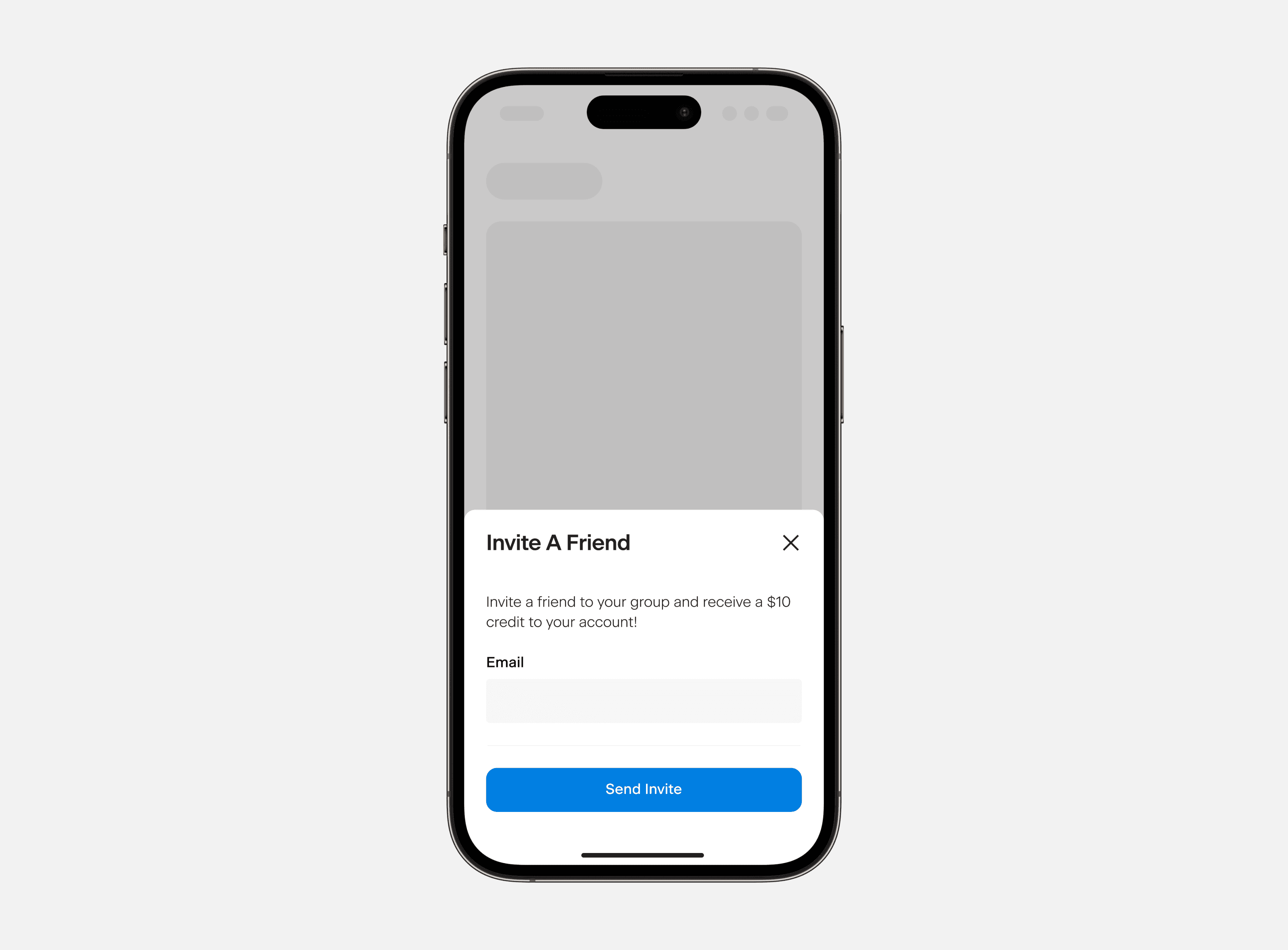 An in-app prompt to entice a user to return to the app.