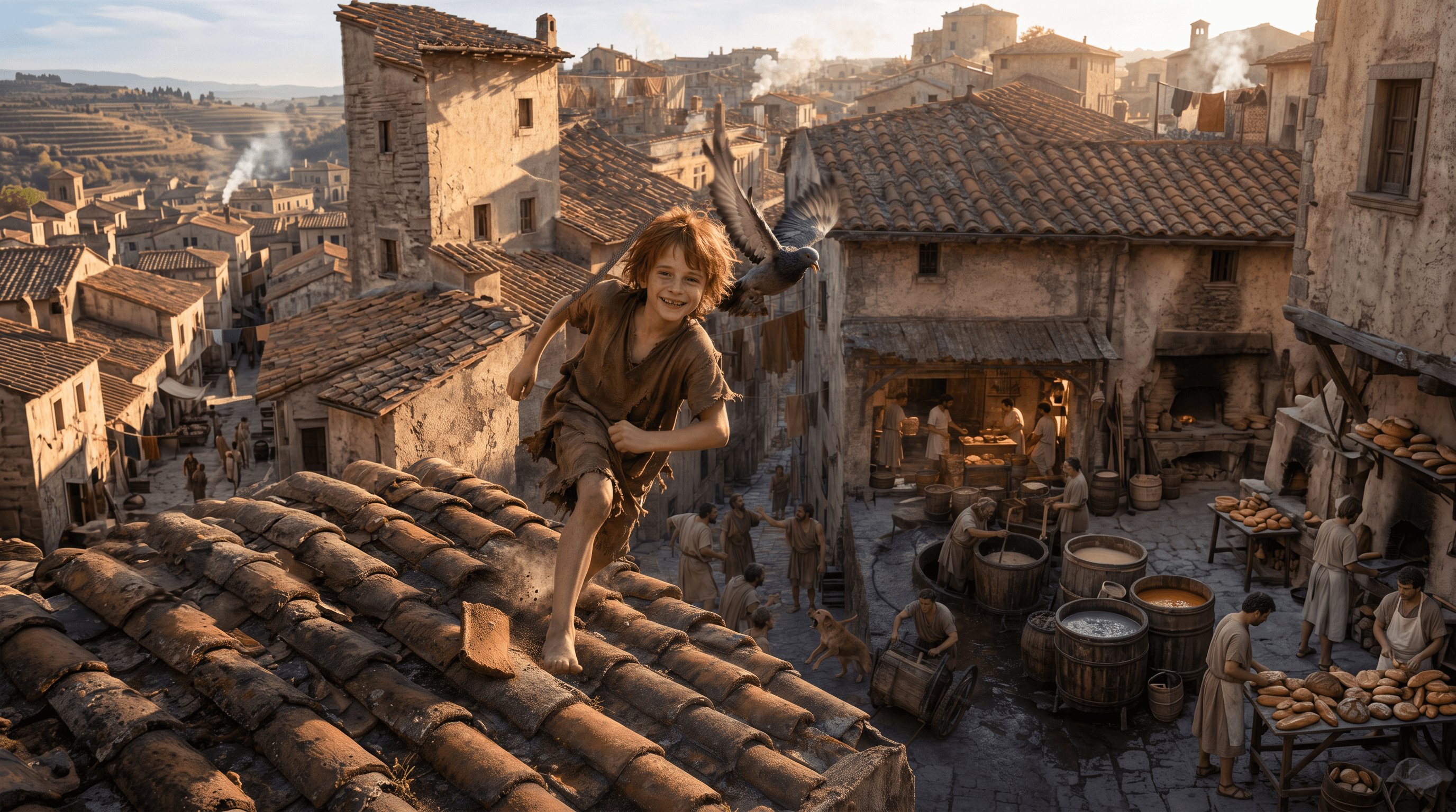 Scene One rooftop illustration