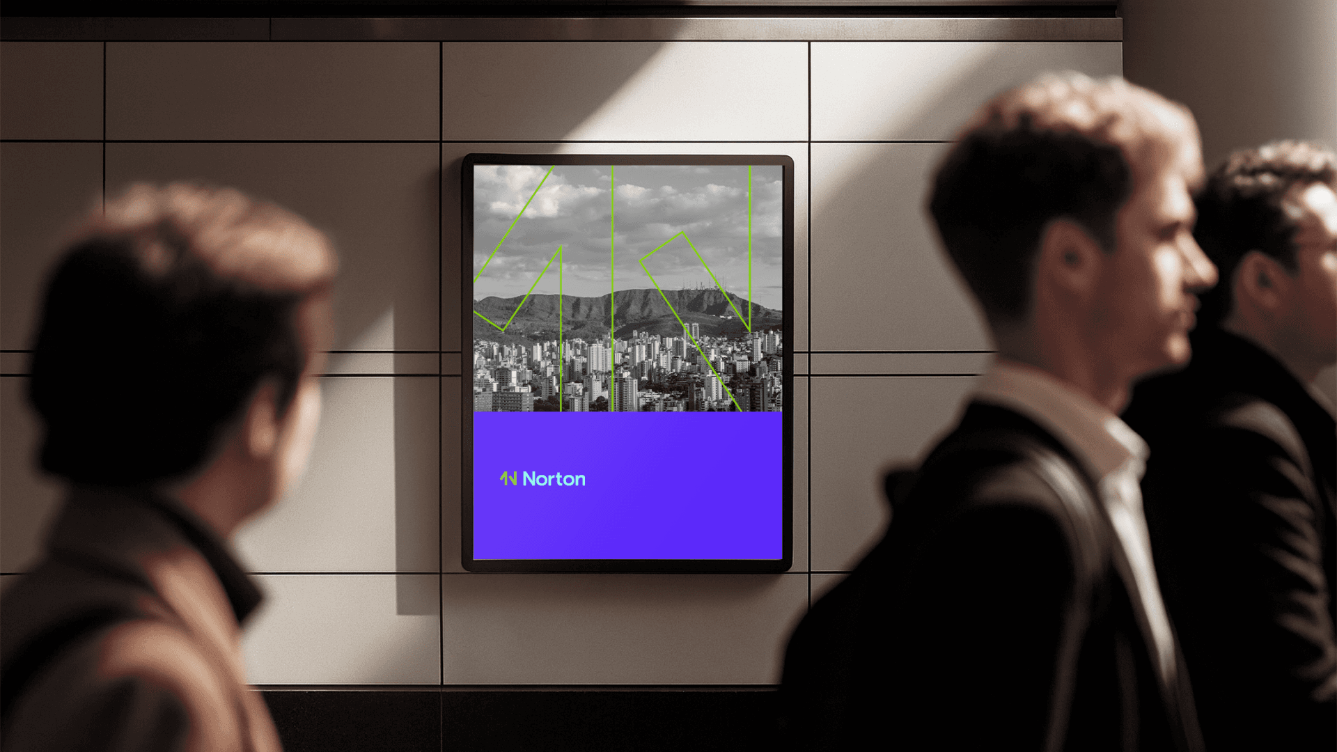 aesthetic blue photo of a man with sunglasses