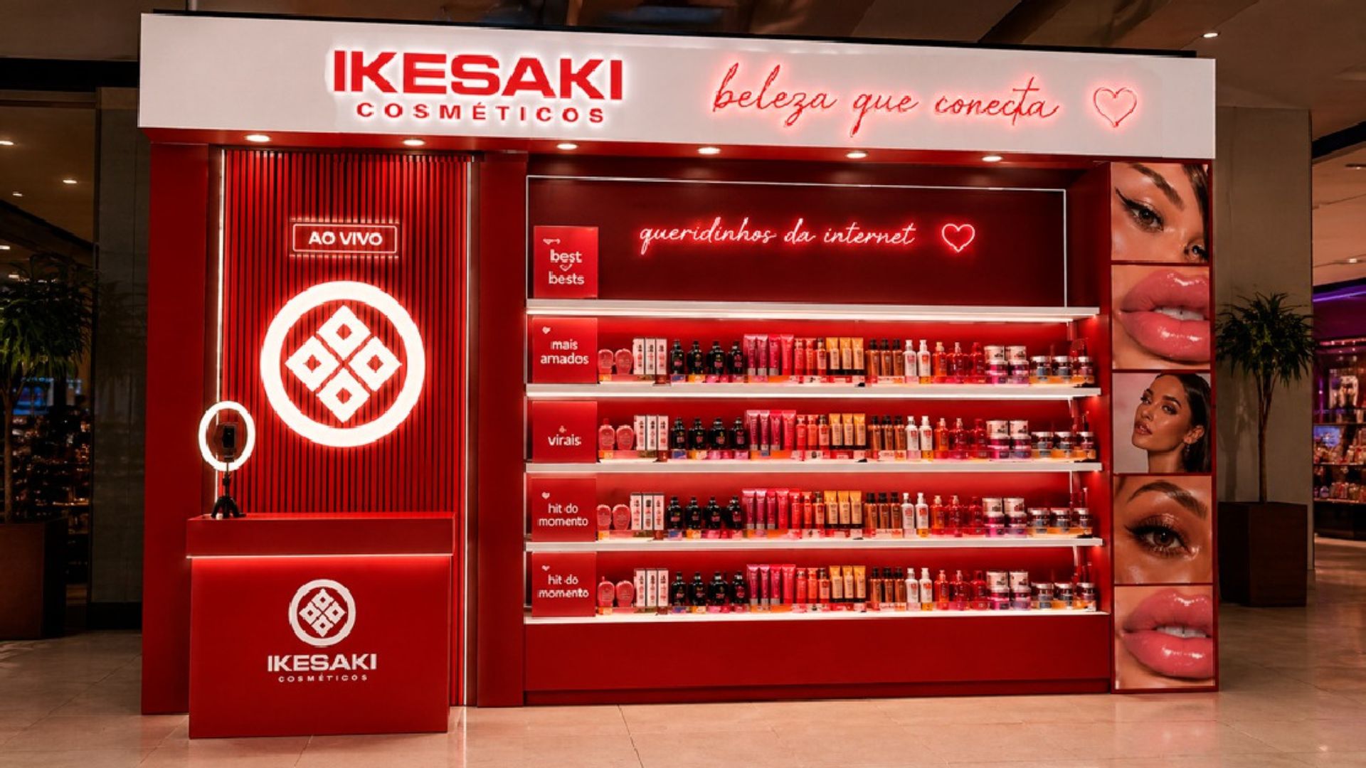 Ikesaki cria hub de live commerce em loja física e amplia modelo híbrido
