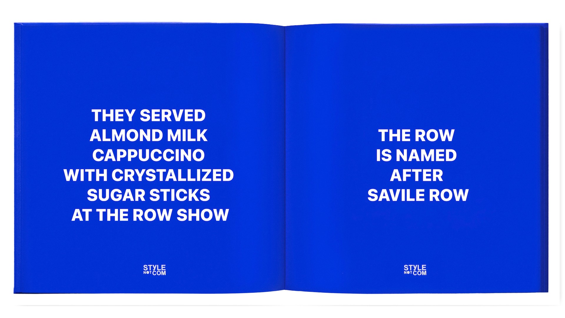 STYLE NOT COM Book Fashion in 2022