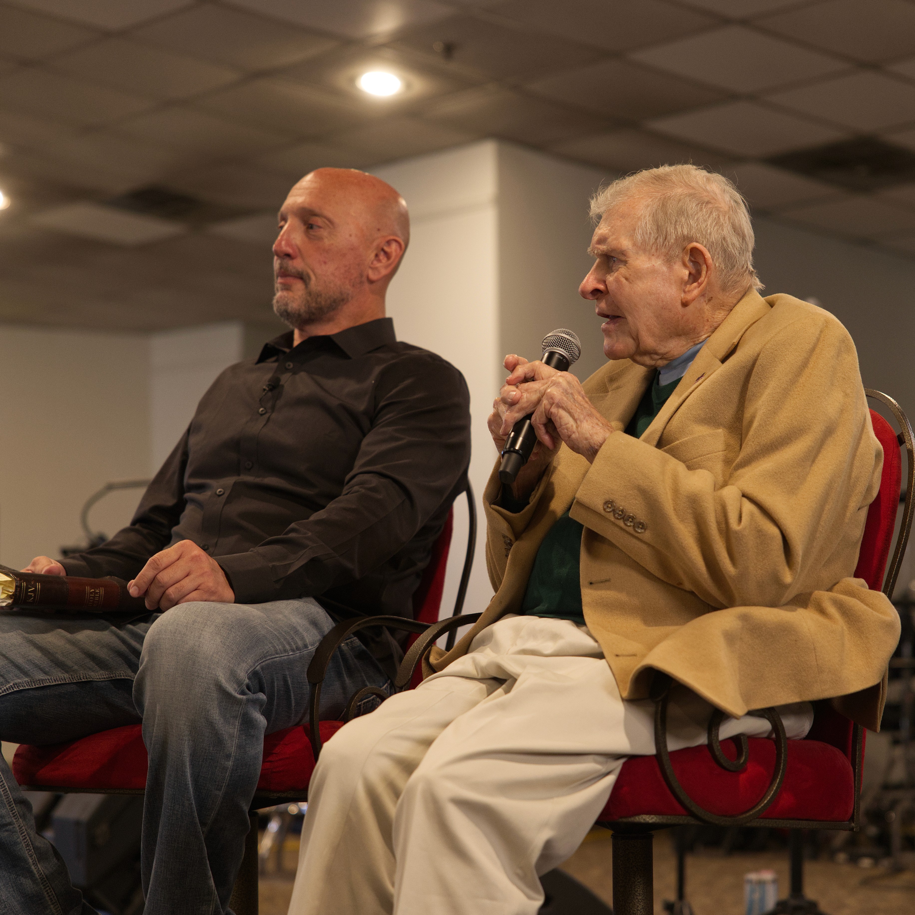 Founder doing teachings