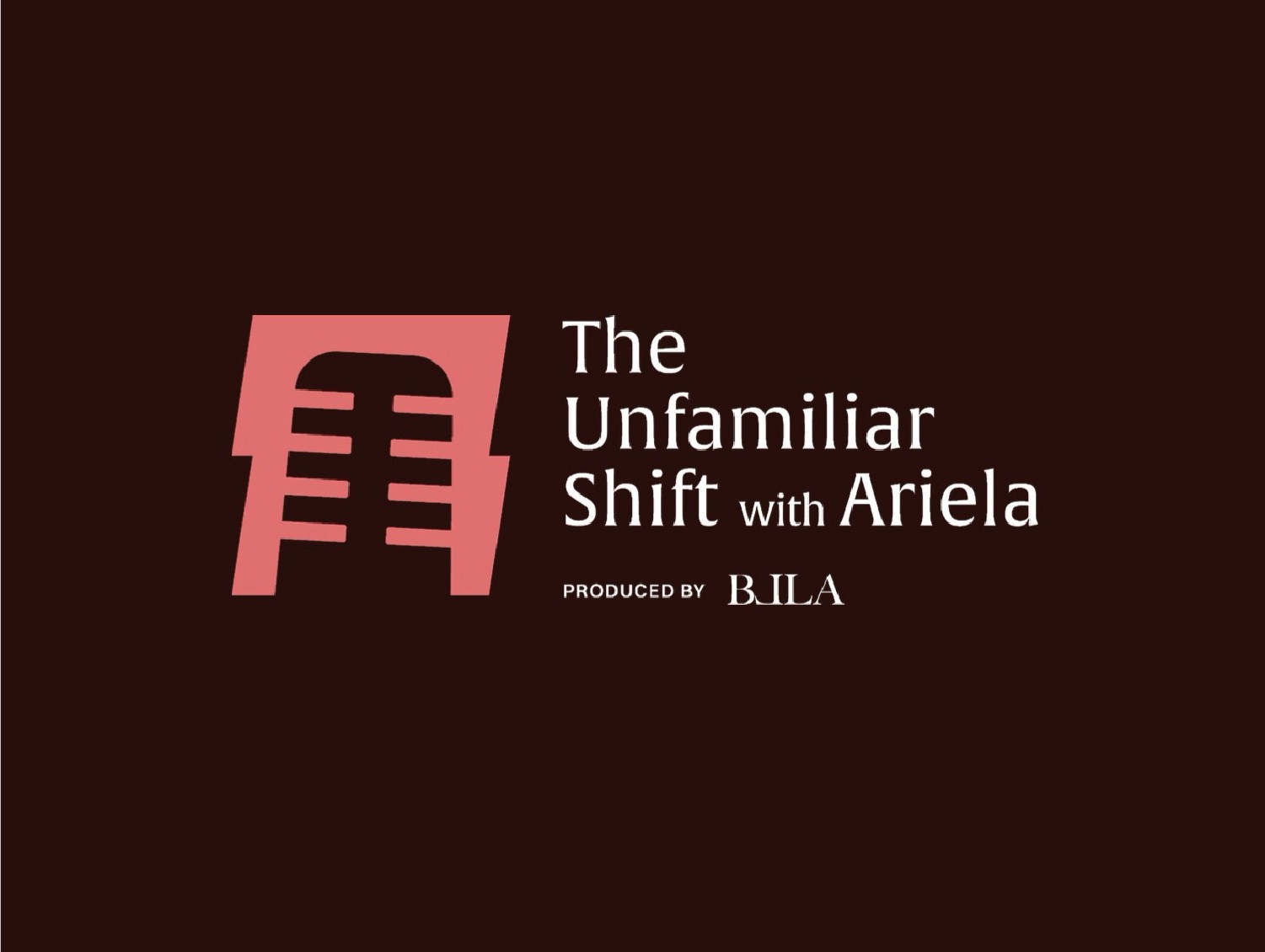 The Unfamiliar Shift podcast logo design by DesignGuru