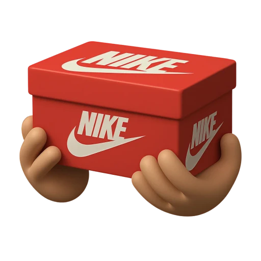Visual showing that users keep ownership of their sneakers during the Pledge process.