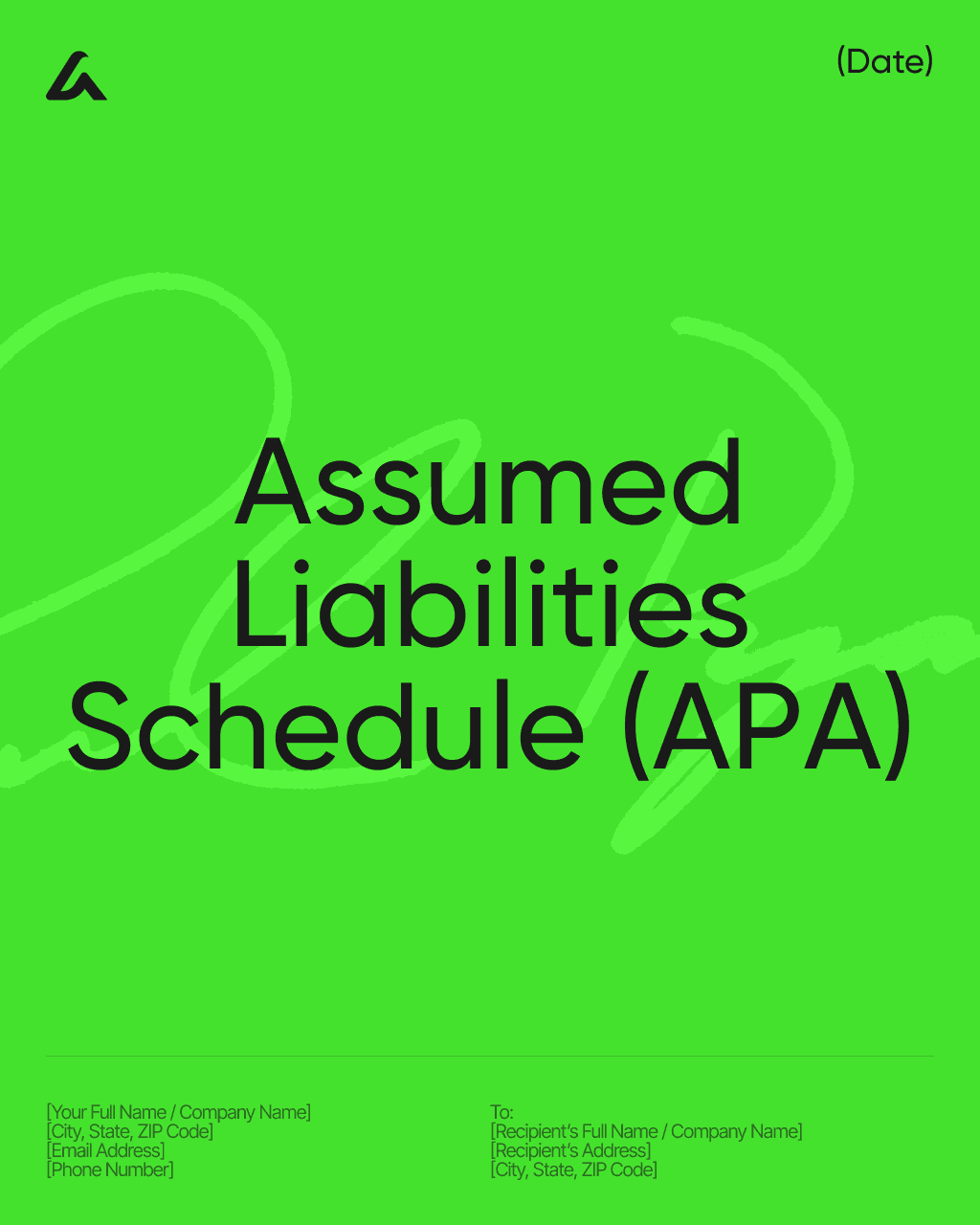 Assumed Liabilities Schedule (APA)