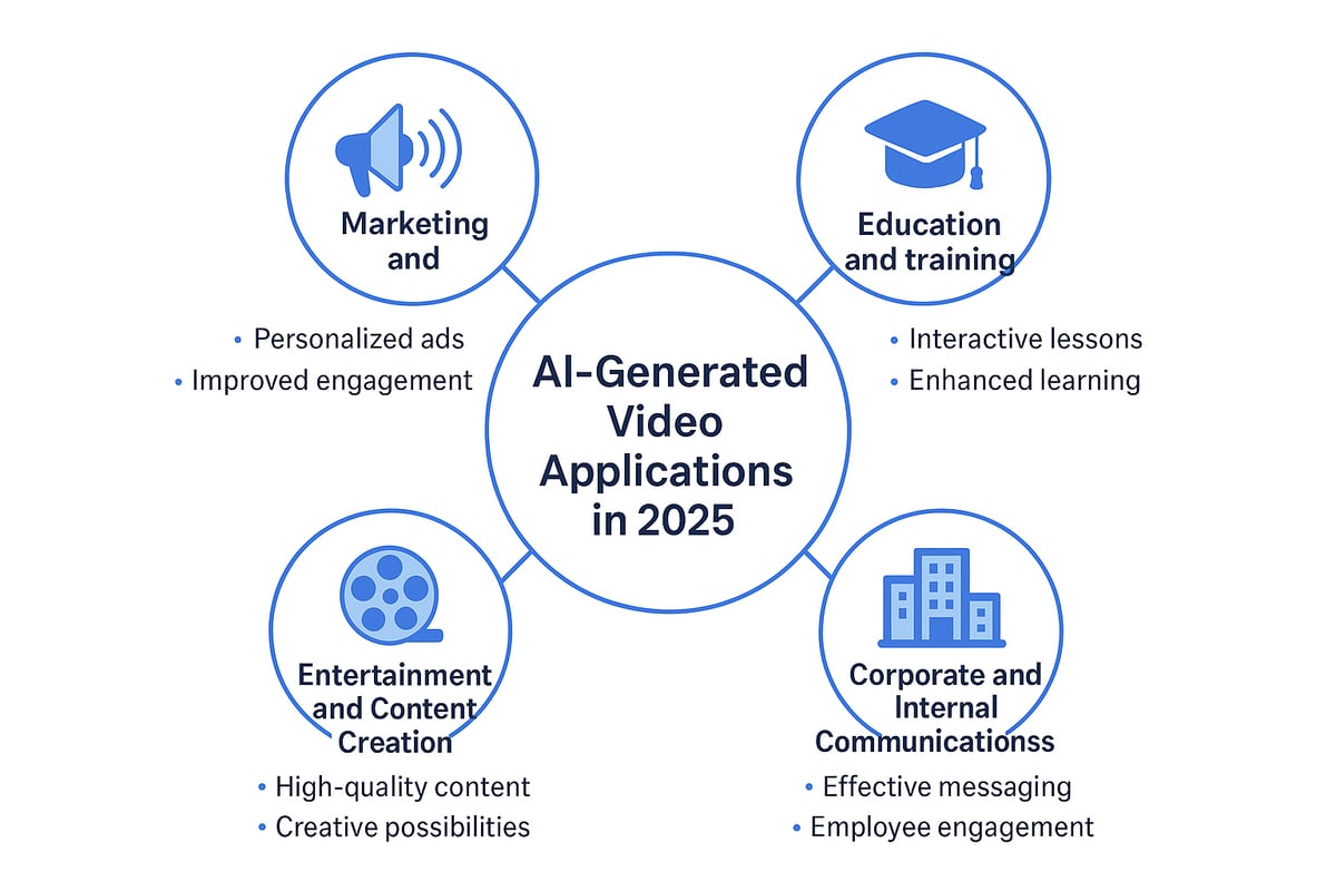 Key Applications and Use Cases of AI-Generated Video in 2025