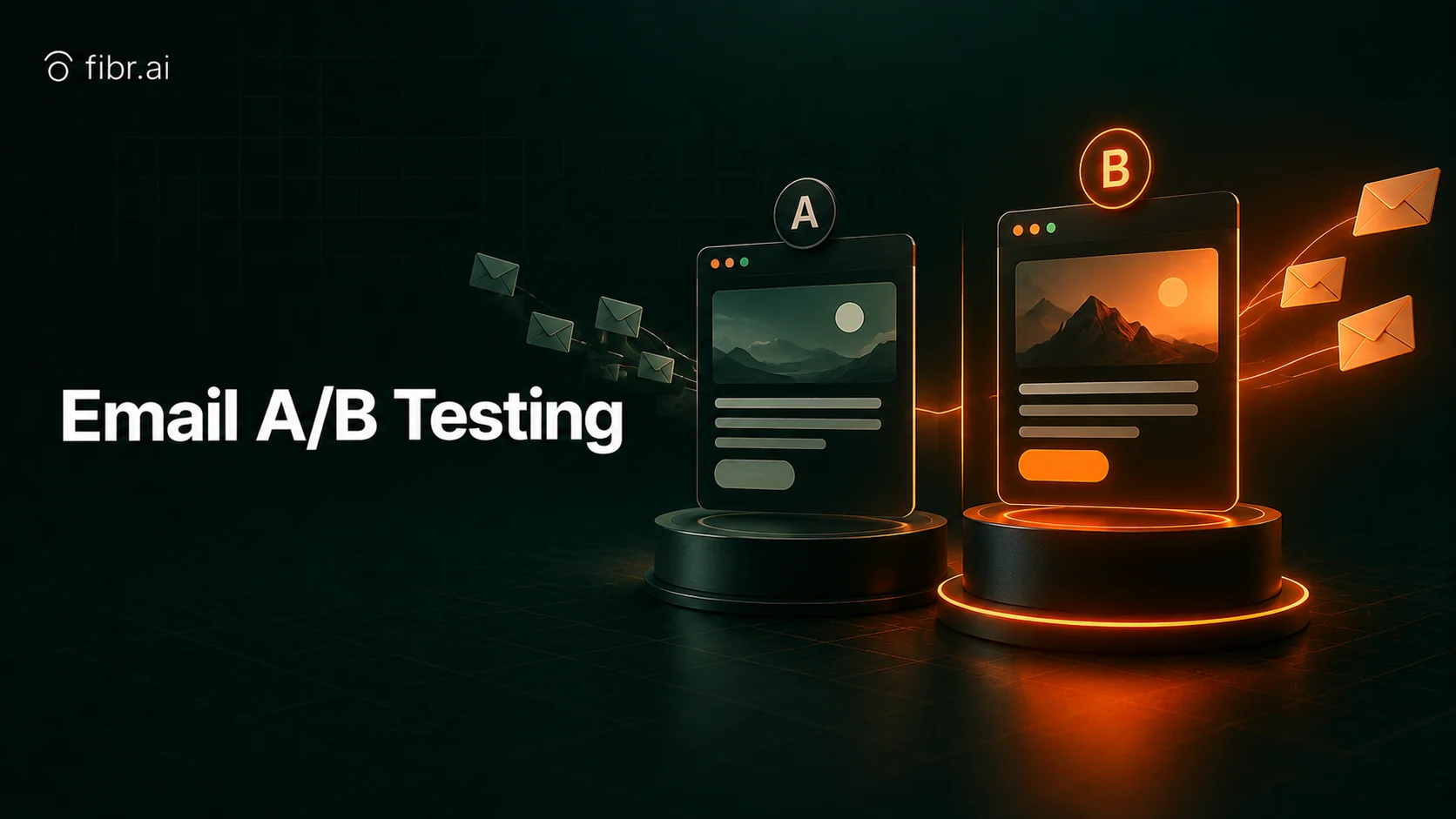 Email A/B testing with two campaign variants