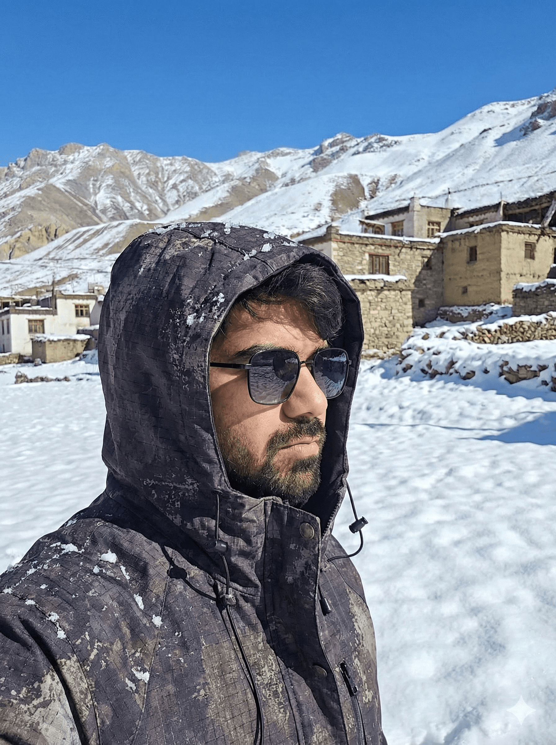 a man smiling for the camera