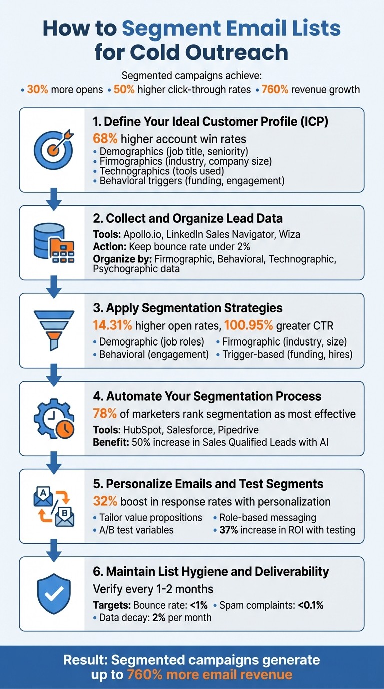 6-Step Email List Segmentation Process for Cold Outreach