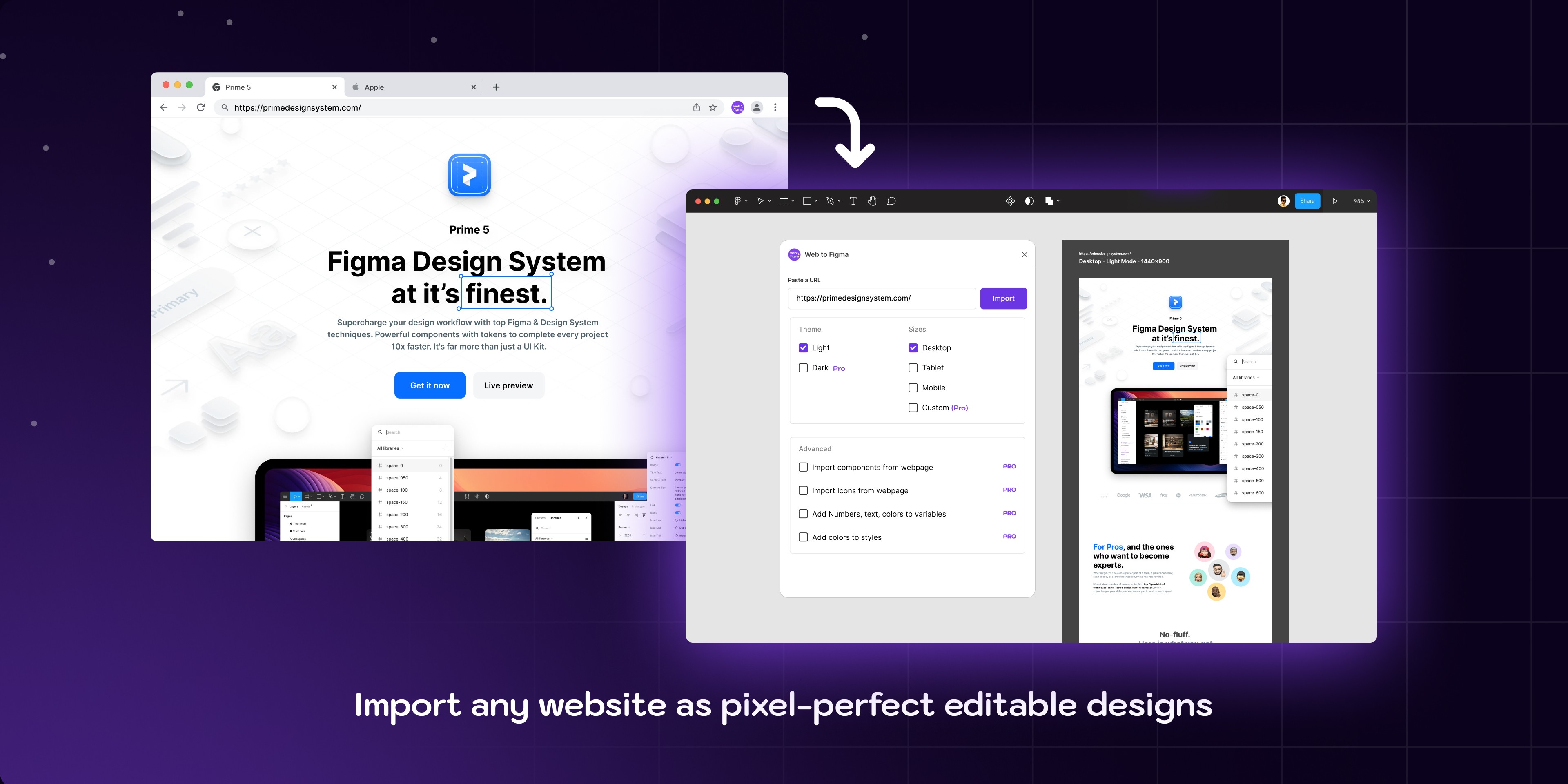How to convert a website into Figma file