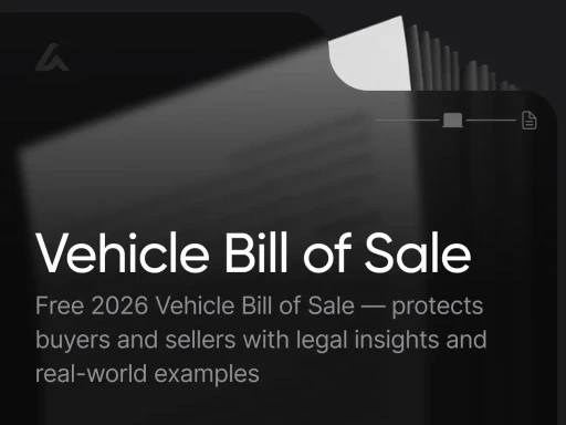 Vehicle Bill of Sale