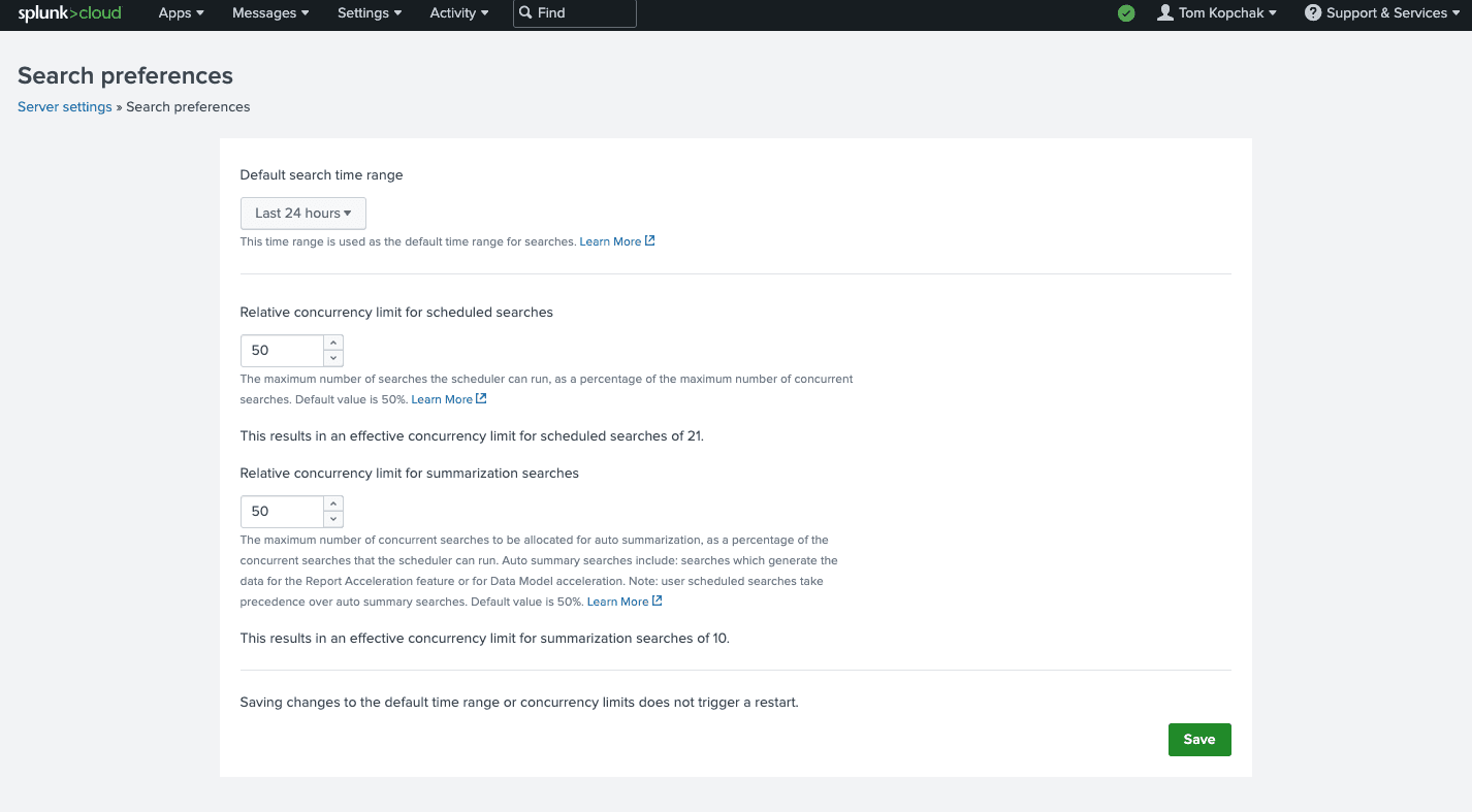 Optimizing the Splunk Cloud Scheduler for Enterprise Security