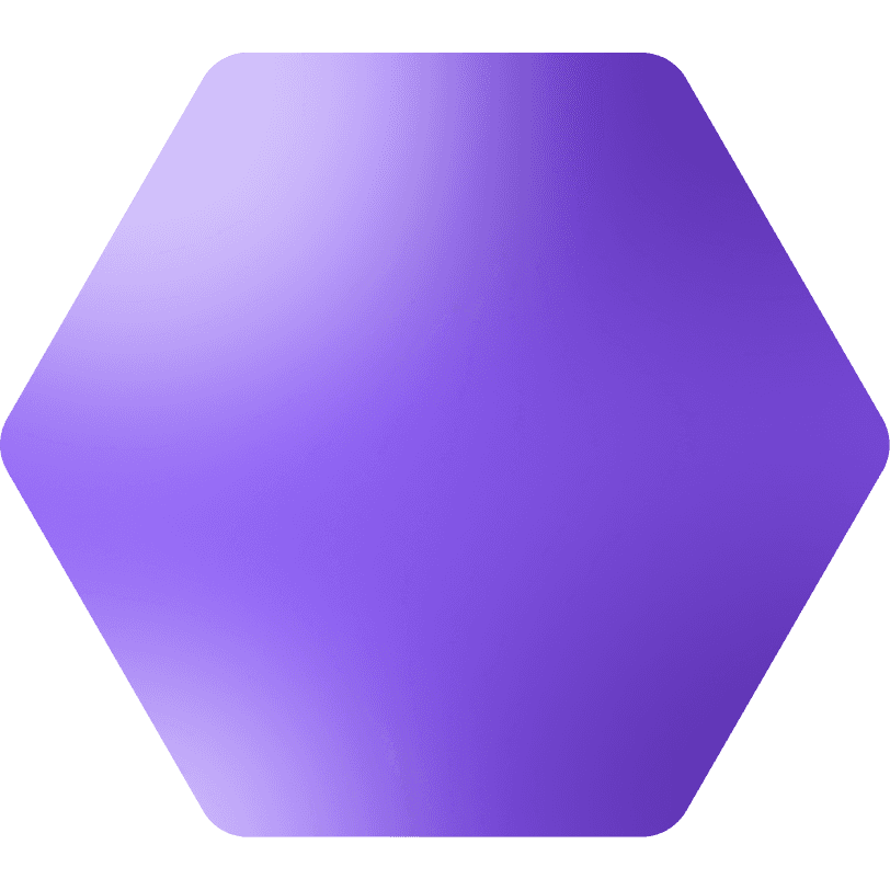 Organic purple shape