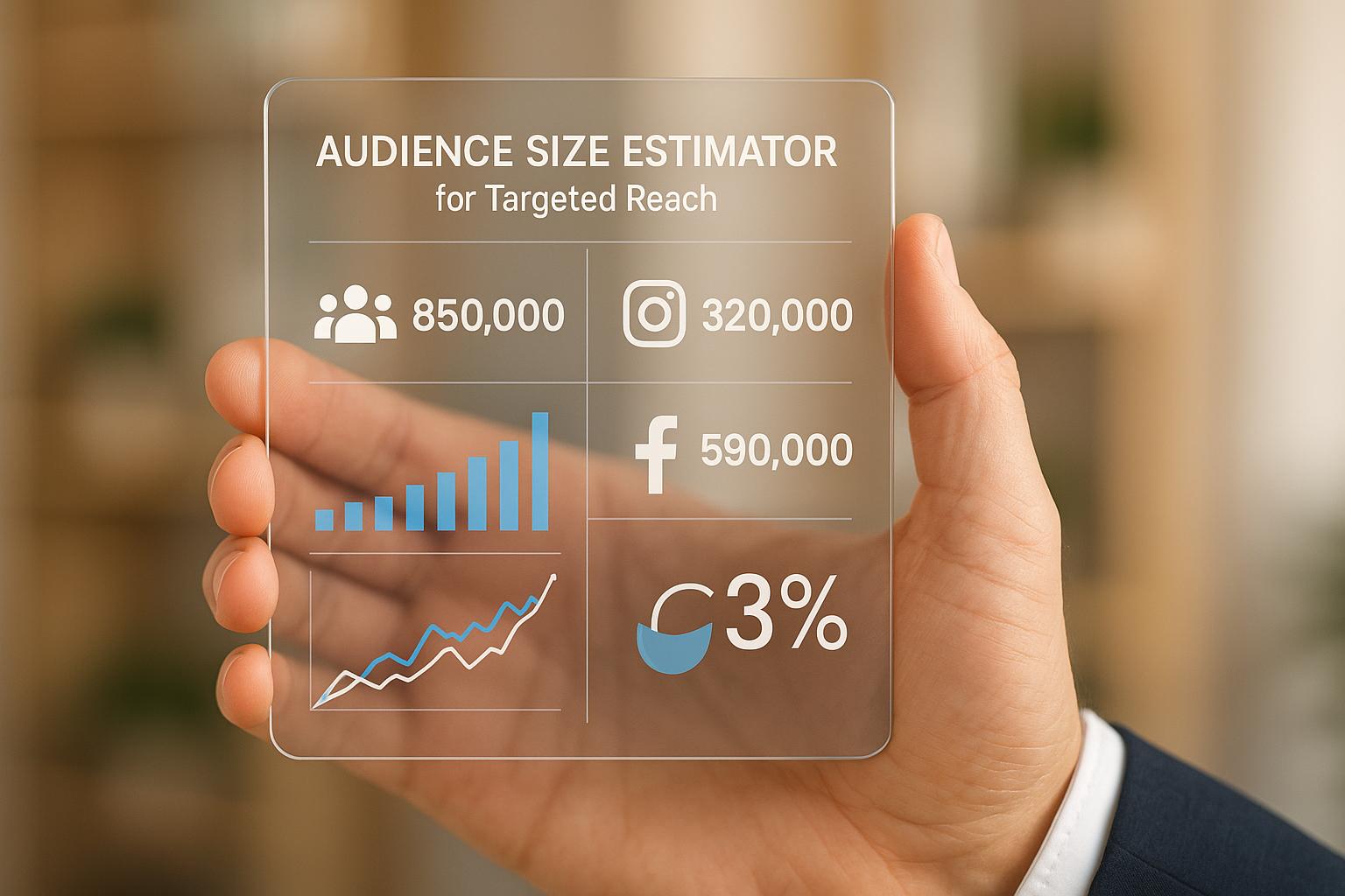 Audience Size Estimator for Targeted Reach