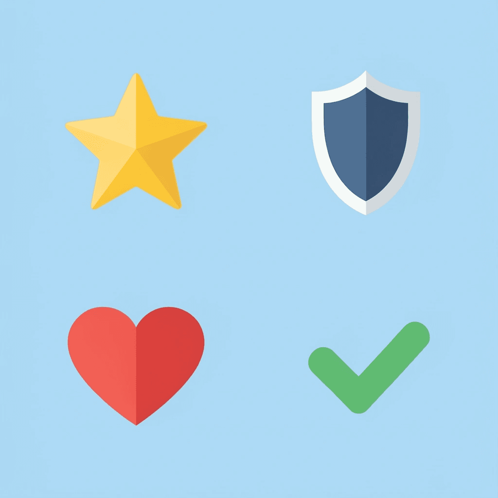 Four-panel grid showing the main evaluation criteria for fabric selection - 20th Birthday Ideas