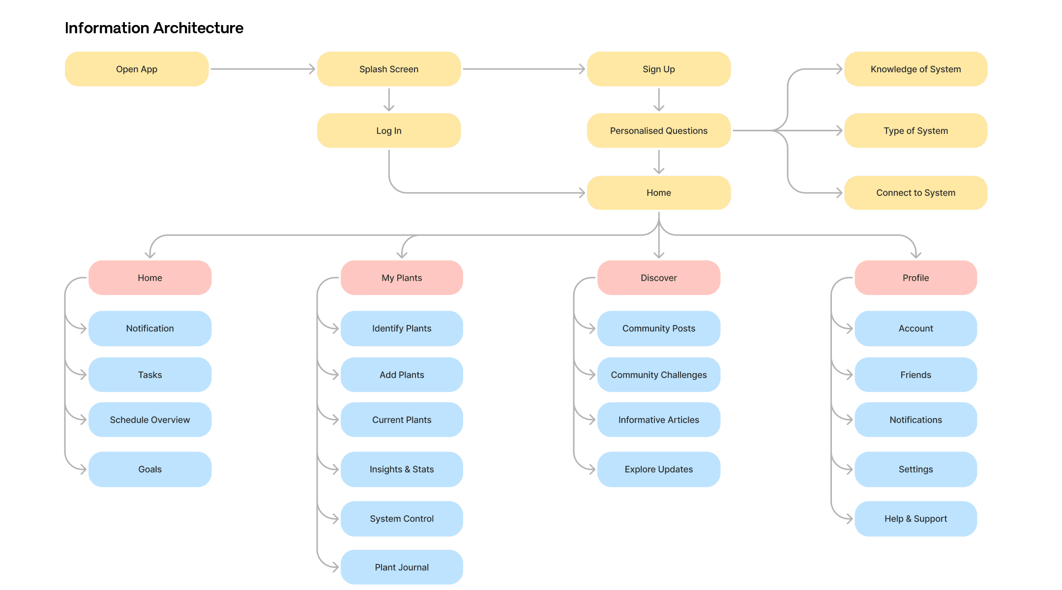 design process UX information architecture