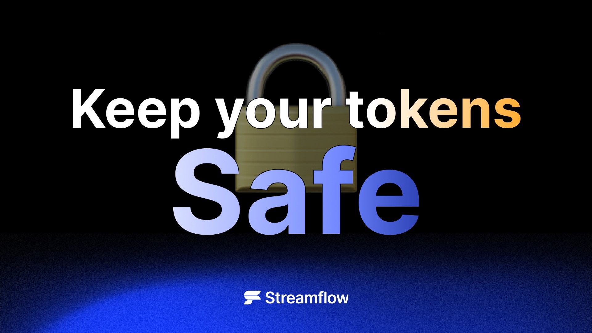 Keep your tokens safe with token lockup on Streamflow