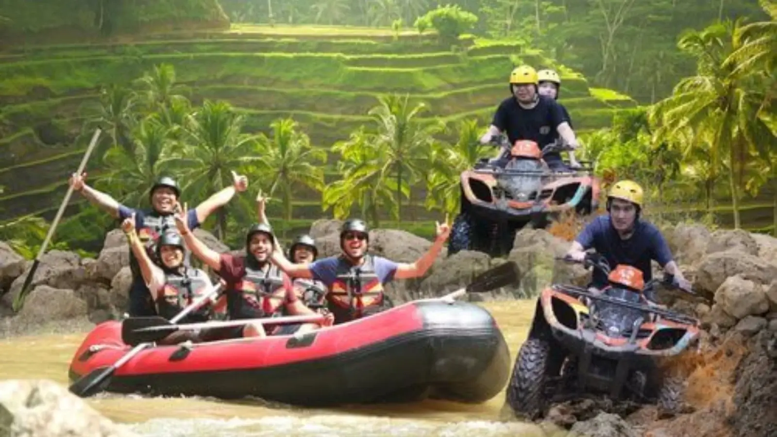 Bali Quad Bike and Rafting Tour Combo