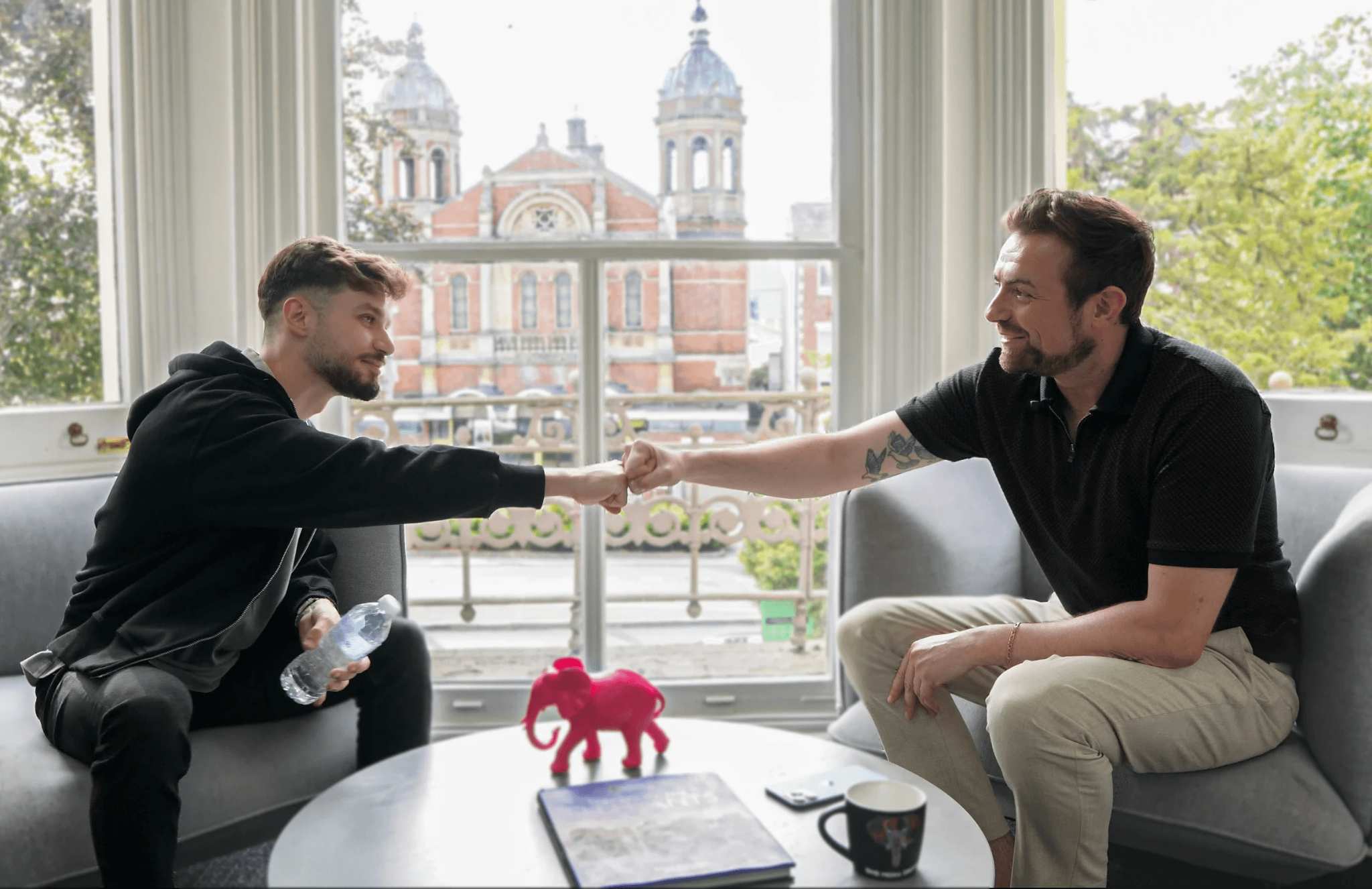 Women On Neon Background