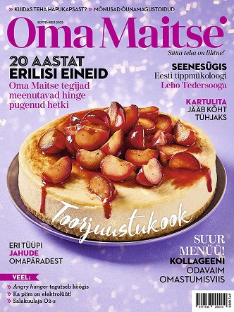 "Oma Maitse" ajakirja esikaas.