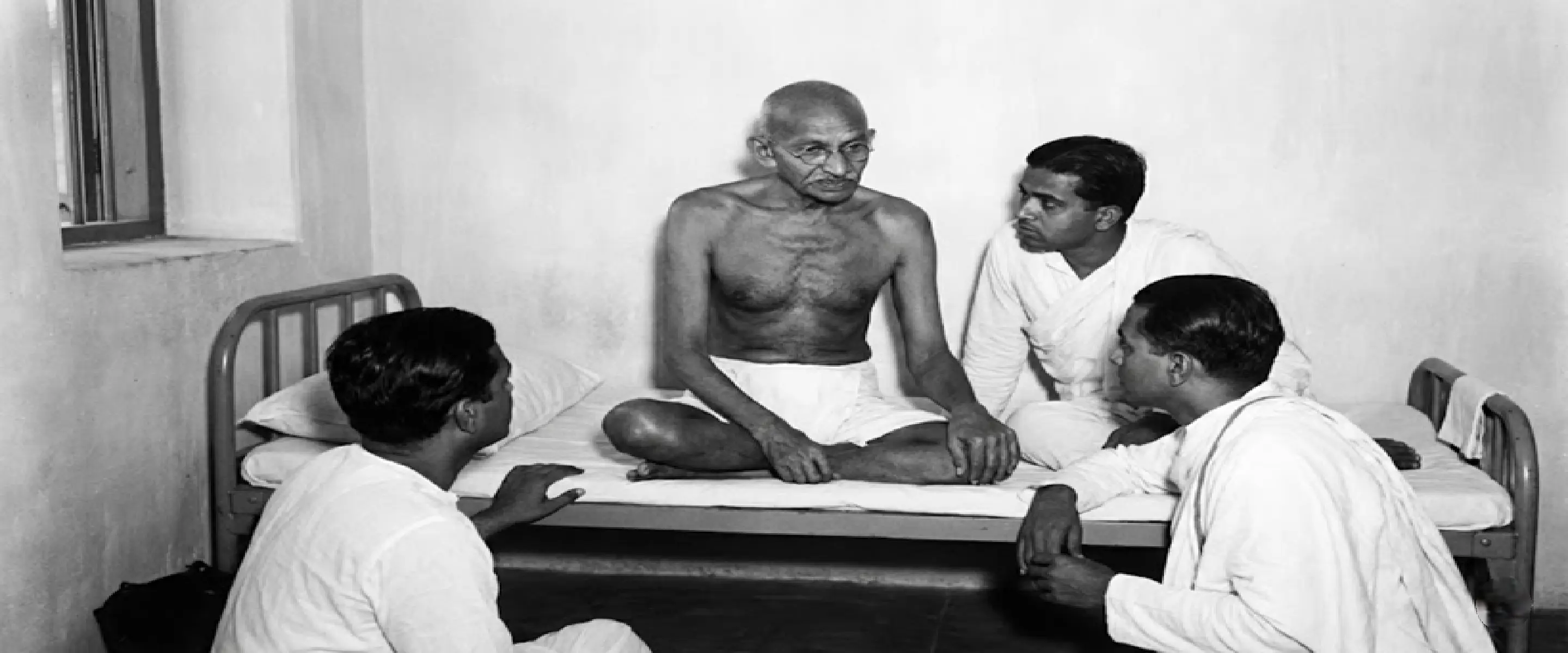 Gandhi's fast unto death