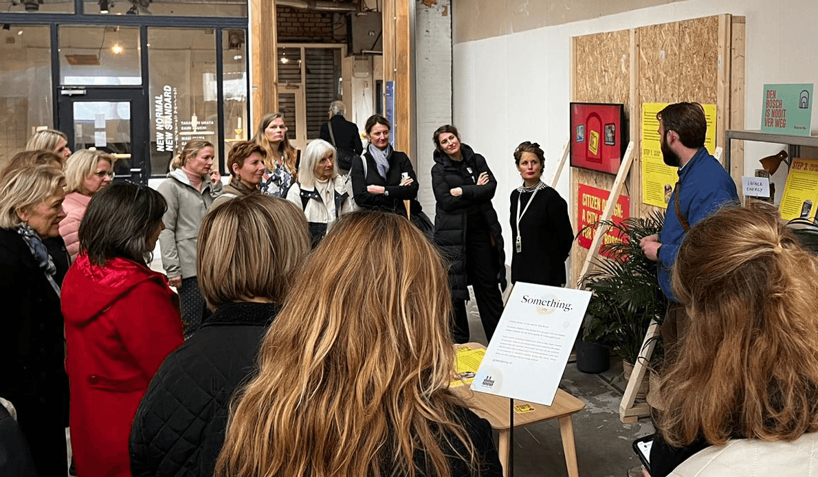 Ik presenteer op de Dutch Design Week met mijn collega over de Bossche Pas