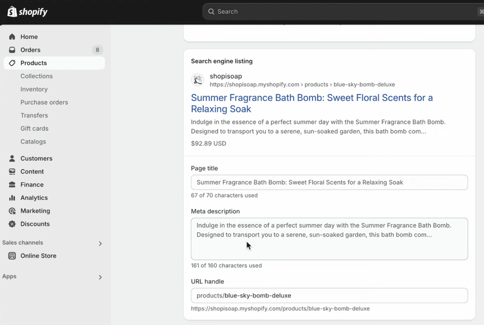 Product Page Optimization