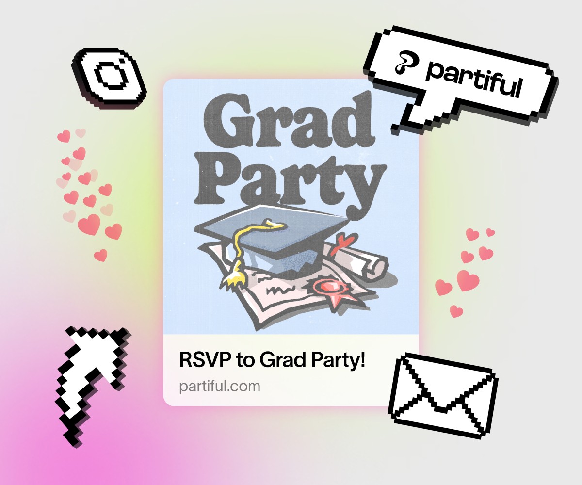 Simple party RSVP link that can be shared with friends 